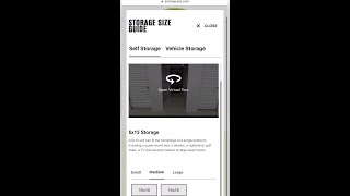 Storage Unit Sizes  Storage Unit Size Guide [upl. by Holbrooke]