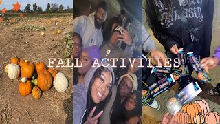 Fall Activities 🍂 Pumpkin patch Scare farm etcrandom short vlog [upl. by Gies61]