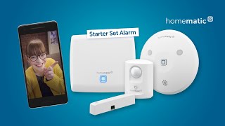 Homematic IP – Starter Set Alarm 🚨 – Wir geben Deutschland das SmartHomeGefühl 📱🏡👀 [upl. by Jessee341]