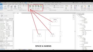 Space and Naming Revit MEP [upl. by Goulden]