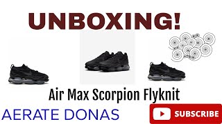 Unboxing W Nike Air Max Scorpion Flyknit [upl. by Sadira]