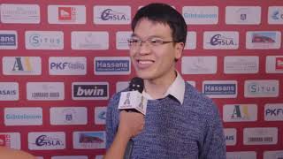 Interview Le Quang Liem after game with Maxime Vachier Lagrave Chess 2019 [upl. by Ennayar843]