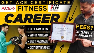 HOW TO GET ACE PERSONAL TRAINER CERTIFICATE  ACE OR K11  gym career fitness [upl. by Pasadis]