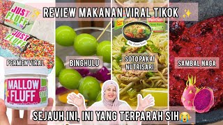 TASYI REVIEW MAKANAN VIRAL TIKTOK EP 9  SEJAUH INI INI YANG TERPARAH SIH [upl. by Ayek]