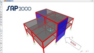 SAP2000  31 Automated Wind Loads Watch amp Learn [upl. by Tiny]