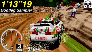 Bootleg Sampler  Fastest Lap Lap 1 113quot19 SSNTSCU SEGA RALLY CHAMPIONSHIP Demo [upl. by Henke53]