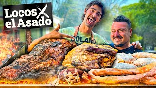 LOCOS X EL ASADO me hace un ASADO ARGENTINO ¡SUEÑO CUMPLIDO 🤩 [upl. by Ahsimaj]