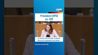 Präsident SPD vs AfD afd ltnrw [upl. by Yanehs]