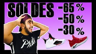 SOLDES HIVER 2019 LES 7 BONS PLANS SNEAKERS BASKETBALL  🤑 [upl. by Obidiah518]