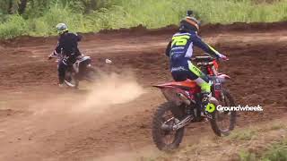 Ketika Sheva Ardiansyah Perdana Gas Ninja Grasstrack [upl. by Annoiek422]