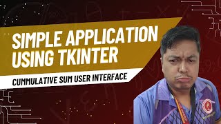 Simple Application using Tkinter Computing Total Sum Display in Messagebox [upl. by Asatan]