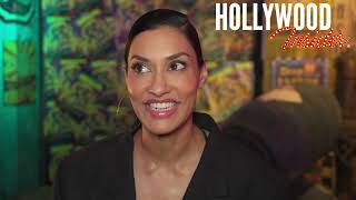 Janina Gavankar Spills Secrets on Borderlands at Comic Con [upl. by Ahtanoj]