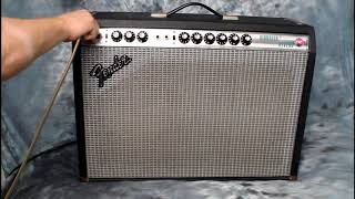 Part 1  1979 Fender Vibrolux Reverb Silverface Fender Stratocater RCA 6L6GC Ratheon 5U4GB [upl. by Petunia]