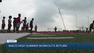 Waco High School Summer Workouts [upl. by Oelgnaed]