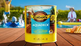 Cabots Aquadeck  Its like SPF for your deck [upl. by Eisus769]