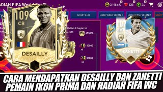 CARA MENDAPATKAN PEMAIN PROGRAM ZANETTI DAN DESAILLY  FIFA MOBILE 22 [upl. by Joyan]