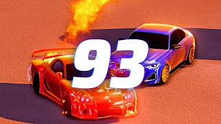 ROCKET LEAGUE INSANITY 93  BEST GOALS FREESTYLES ROCKET LEAGUE CLIPS [upl. by Ellenhoj]