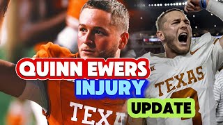 Quinn Ewers injury update  Quinn Ewers out [upl. by Ariaic]