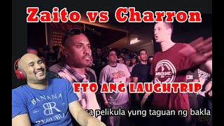 FlipTop  Zaito vs Charron First Subtitle Battle  REACTION [upl. by Milon]