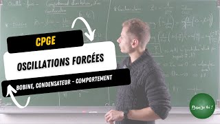 CPGEOscillations forcées  Bobine et condensateur  comportement en fréquence et déphasage [upl. by Neau735]