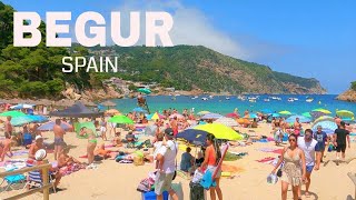 Begur Spain  Walk Summer 4k HDR Ultra [upl. by Kara-Lynn]