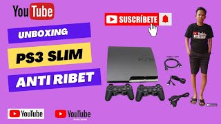 Unboxing PS3 slim dan cara menggunakan nya [upl. by Naujek]