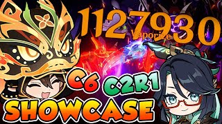 C6 Gaming Ft C2 Xianyun SHOWCASE  Spiral Abyss 44  Genshin Impact [upl. by Aimac]