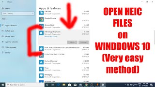 How To Open HEIC Files on Windows 10 very easy method [upl. by Osugi]