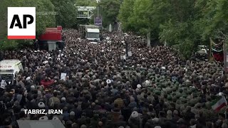 Funerals for Iran President Ebrahim Raisi and others killed in helicopter crash begin [upl. by Mcarthur]