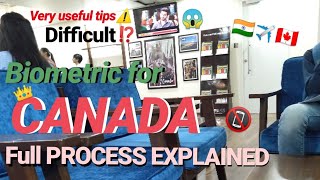 BIOMETRIC for CANADA🇨🇦  Elante Mall Chandigarh  Student Visa  Full process Explained 🔥 2019 [upl. by Linneman]