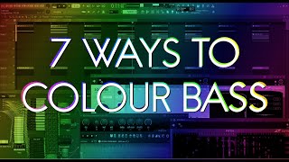 7 WAYS TO MAKE COLOUR BASS IN 1 MINUTE [upl. by Niwdla]