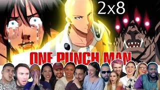 SUIRYU VS GOKETSU😨🥶quotSaitama Saves Suiryuquot One Punch Man S2 Episode 8 Reaction Mashup  ワンパンマン [upl. by Nyleuqcaj87]