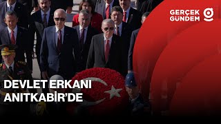 Devlet erkanı Anıtkabirde [upl. by June]