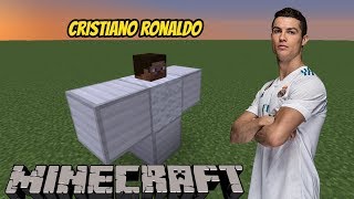 How to summon CRISTIANO RONALDO in minecaft [upl. by Rudiger327]