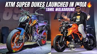 KTM 1390 Super Duke R amp 890 Launched in India  Tamil Walkaround Review  Prices  😳 [upl. by Girard709]