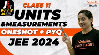 JEE EAPCET 2025  Units and Measurements Class 11 Chapter 2 One Shot  PYQs  KRD Madam [upl. by Merissa]