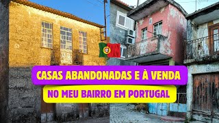 Casas Abandonadas e à Venda no nosso bairro em Portugal 🇵🇹 [upl. by Lledner]