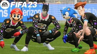 FIFA 23  Equipo BATMAN y WOODY vs PSG [upl. by Shiverick10]