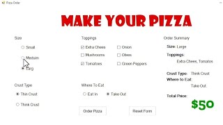 C  Windows from application  Pizza 🍕 [upl. by Edylc]