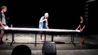 Joan La Barbara Performs Christian Marclays quotManga Scrollquot at the Whitney Museum Part One [upl. by Cyb]