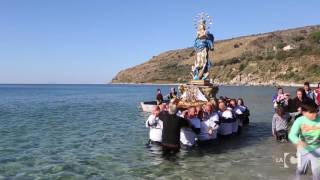 Immacolata la processione in mare a Nicotera Marina [upl. by Esom]