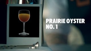 PRAIRIE OYSTER NO 1 DRINK RECIPE  HOW TO MIX [upl. by Attenaj]