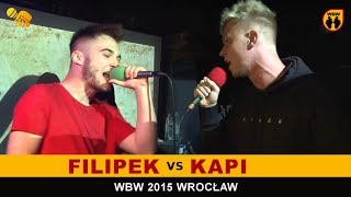 Filipek 🆚 Kapi 🎤 WBW 2015 Wrocław freestyle rap battle [upl. by Cully]