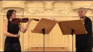 Leclair  Sonata V for 2 violins emoll Ioff amp Kovalenko [upl. by Anneuq68]