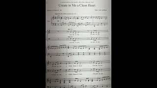 Create in Me a Clean Heart  Tenor [upl. by Alicirp]