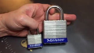 86 HUGE Master 29 Padlock Picked and Gutted [upl. by Raseda545]