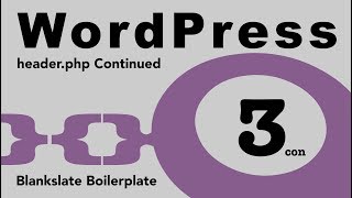 WordPress Tutorial 3 cont  WordPress Theme Development The headerphp and CSS [upl. by Markson]