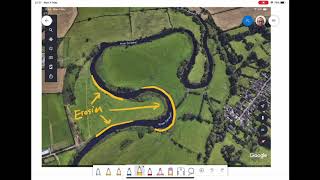 Middle Course Landforms  Meanders Ox Bow Lakes and Levees [upl. by Robaina]