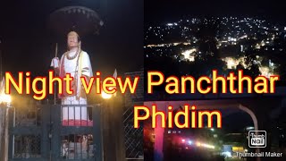 Panchthar Phidim Night View its bright city of Nepal wowPhidim [upl. by Yv816]