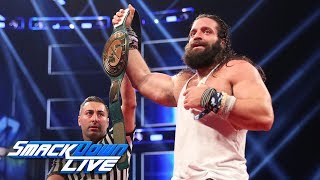 Elias becomes 247 Champion on Shane McMahon Appreciation Night SmackDown LIVE May 28 2019 [upl. by Kape107]